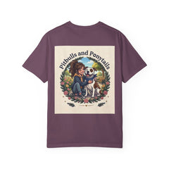 Pitbulls and Ponytails T-Shirt — Cute Dog Lover Graphic Tee