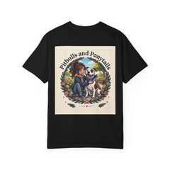 Pitbulls and Ponytails T-Shirt — Cute Dog Lover Graphic Tee