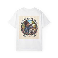 Pitbulls and Ponytails T-Shirt — Cute Dog Lover Graphic Tee