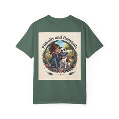 Pitbulls and Ponytails T-Shirt — Cute Dog Lover Graphic Tee