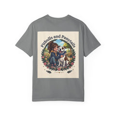 Pitbulls and Ponytails T-Shirt — Cute Dog Lover Graphic Tee
