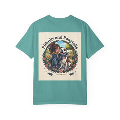 Pitbulls and Ponytails T-Shirt — Cute Dog Lover Graphic Tee