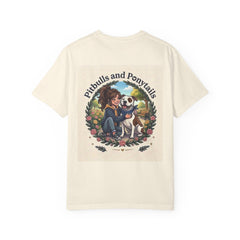 Pitbulls and Ponytails T-Shirt — Cute Dog Lover Graphic Tee