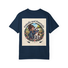 Pitbulls and Ponytails T-Shirt — Cute Dog Lover Graphic Tee