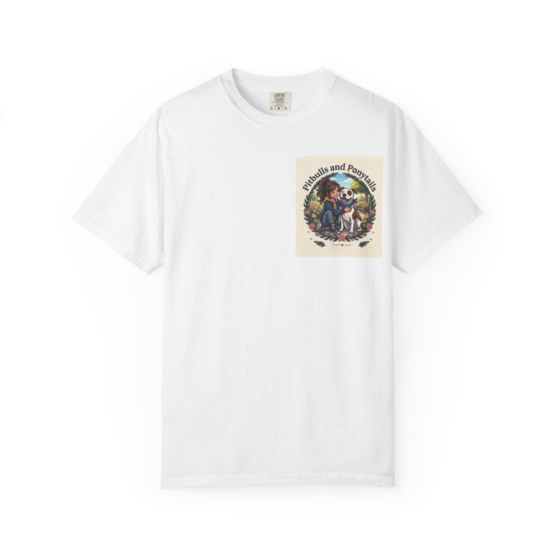 Pitbulls and Ponytails T-Shirt — Cute Dog Lover Graphic Tee
